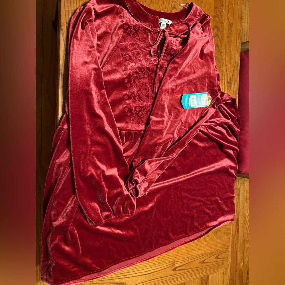 Pioneer Woman XXXL velvet shirt